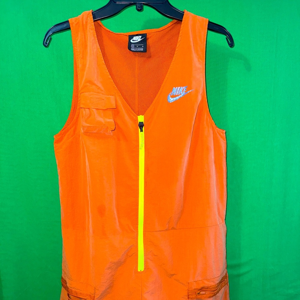 Nike Orange Sportswear Icon Clash Romper